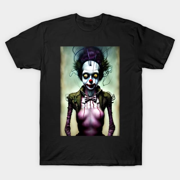 Frankenclown 18 - Seamstress Devine T-Shirt by Frankenclowns